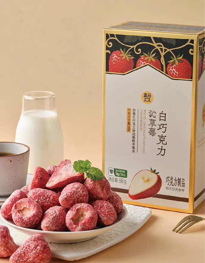 White Chocolate-Infused Strawberry